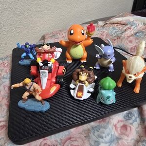 Orange Charmander Action Figure with Flame Accessory - Kids Toy